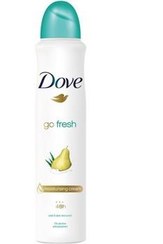 تصویر اسپری ضدتعریق مدل Go Fresh با عصاره گلابی حجم 250 میل داو Dove pear Go Fresh Womans Body Spray 250 ml