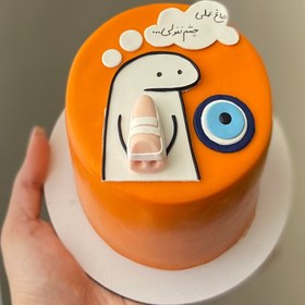 تصویر مینی کیک تبریک عمل بینی 