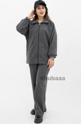 تصویر ست سویشرت شلوار فوتر کد ۳۱۲ - کرم 