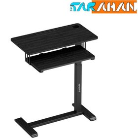 تصویر میز قابل تنظیم ارتفاع پرودو مدل PD-HASDKT Porodo Height Adjustable Side Desk with Keyboard Tray PD-HASDKT