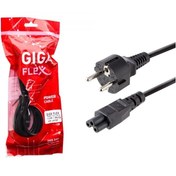 تصویر کابل پاور سه پین لپ تاپ گیگا فلکس 1.5 Gigaflex 3-pin laptop power cable, 1.5 meters