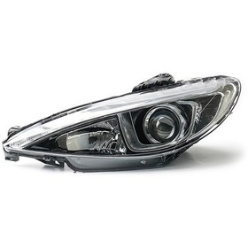 تصویر چراغ جلو پژو 206 طرح 207 