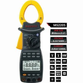 تصویر مولتی متر کلمپی مستک مدل MS2205 Mastech MS2205 Clamp Meter