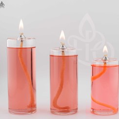 تصویر ست سه تایی شمع پیرکس رولر 