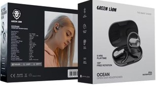 تصویر هدفون بی سیم  گرین لای Ocean Open Ear Green Lion Ocean Open Ear Wireless Headphone