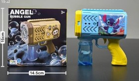 تصویر تفنگ حباب ساز مخزن دار طرح کرومی 