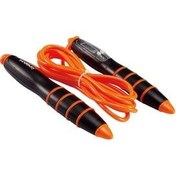 تصویر طناب ورزشی نارنجی مردانه و زنانه پرش الکترونیکی LS3128 اورجینال Liveup 