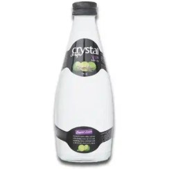 تصویر آب گازدار لیمویی کریستال 330میل (12عدد) 