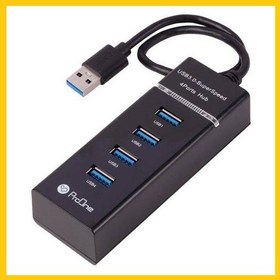 تصویر هاب 4 پورت USB پرووان مدل PHU570 Proone phu570 USB Multifunctional