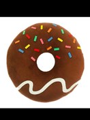 تصویر بالش نشیمن فانتزی دونات(مخمل با کیفیت) سایز 50×50 