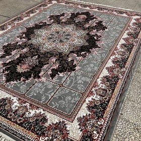 تصویر قالی طرح هیوا رنگ فیلی سایز 2در 3متر (6 متر ی) کیفیت درجه یک نخ بی سی اف 