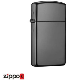 خرید و قیمت فندک زیپو اصل Zippo Slim Black Ice کد 20492