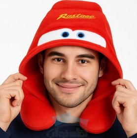 تصویر دورگردنی کلاه دار - ساده مشکی 