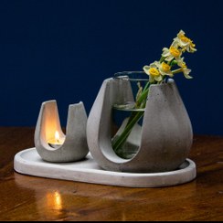 تصویر ست دکوری بتنی لاله 