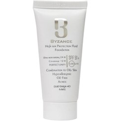 تصویر کرم ضد آفتاب رنگی شماره ۱۰ بژ روشن SPF 50 بیزانس اورجینال BYZANCE 