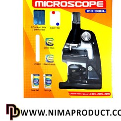 تصویر میکروسکوپ مدیک MH-300L ظرفیت ۳۰۰ برابر 