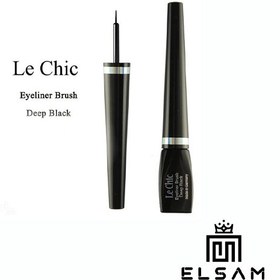 تصویر خط چشم مویی لچیک وزن 3 گرم ا Le Chic Brush Eyeliner Le Chic Brush Eyeliner