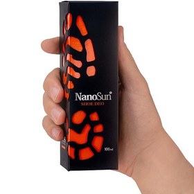 تصویر اسپری خوشبو کننده و ضد عفونی کننده کفش نانوسان ا اسپری خوشبو کننده و ضد عفونی کننده کفش ( Nano Sun ) ساخته شده از مواد طبیعی و با تکنولوژی نانو ، از بین برنده بوی نامطبوع پا و کفش ، حجم 100 میلی لیتر اسپری خوشبو کننده و ضد عفونی کننده کفش ( Nano Sun ) ساخته شده از مواد طبیعی و با تکنولوژی نانو ، از بین برنده بوی نامطبوع پا و کفش ، حجم 100 میلی لیتر