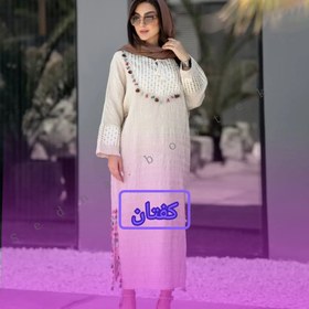 تصویر کالکش تابستانه ۱۴۰۳ مدل :کفتان کوک دوزی خرجکار هندی سایزبندی: 