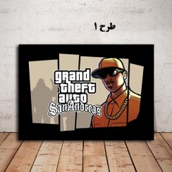 تصویر تابلو بازی GTA San Andreas 