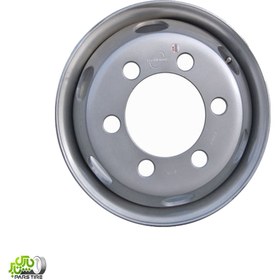 تصویر رینگ آلومینیوم (استیل) ۱۷/۵ پرشین ایسوزو ۶ پیچ (چین) Pershin Steel wheel rim