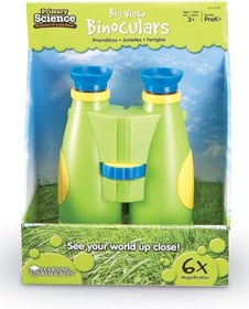 تصویر دوربین دوچشمی علمی اولیه، سبز برند learning resources Primary Science Binoculars, Green