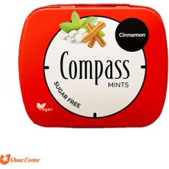 تصویر قرص خوشبو کننده دهان بدون قند دارچینی 14 گرمی کامپس Compass