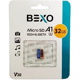 تصویر رم میکرو 32 گیگ بکسو مدل Bexo 667X 100mb 