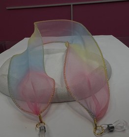 تصویر بند عینک حریر هفت رنگ 