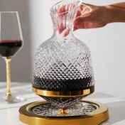 تصویر تنگ چرخشی کریستال ۳۶۰ درجه پایه دار 