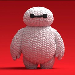 تصویر فیگور بیمکس Cute Knitted Baymax hero 