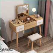 تصویر میز آرایش تاشو دکوکاران مدل MZ100 با طراحی شیک و مدرن از PVC 