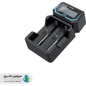 تصویر شارژر باتری اکستار 2 شیار هوشمند XTAR Intelligent Charger X2 XTAR X2 Smart Battery Charger