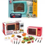 تصویر مایکروفر اسباب بازی کودک با ست فست فود 