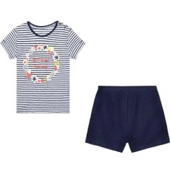 تصویر ست تیشرت و شلوارک دخترانه لوپیلو مدل Summer Forever مناسب ۲ تا ۶ سال 