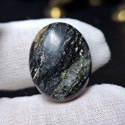 تصویر نگین سنگ طبیعی سرپانتین معدنی کد 31707 