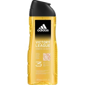 تصویر شامپو سه کاره مو بدن صورت آدیداس adidas مدل Victory League حجم 400 میل 