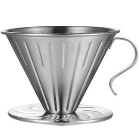 تصویر دریپر قهوه مدل V60 steel کد 4 