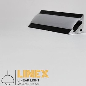 تصویر پروفیل لاین نوری کنج تک لاین SL18 SL18 1line corner profile optical line