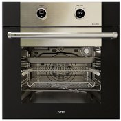 تصویر فر توکار کن مدل OLIVER-M-مشکی سیلور Can OLIVER-M Built-in Oven-Black Silver