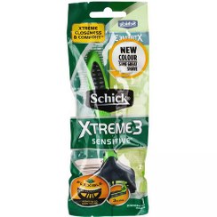 تصویر خودتراش مردانه شیک مدل Xtreme Sensitive Schick Xtrem Sensitive Disposable Razor For Men