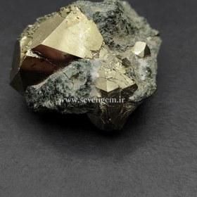 تصویر راف سنگ پیریت طلایی آینه ای (کدA132) 