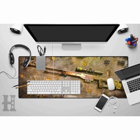 تصویر ماوس پد گیمینگ طرح Redragon سایز 30*70 CM 