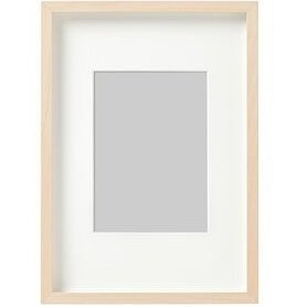 تصویر قاب عکس نود عمق چوب درخت توس Hovsta 21X30 A4 IKEA 