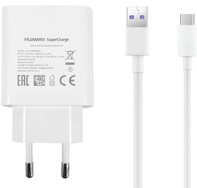 تصویر شارژر دیواری Huawei Quick charge + کابل Type-C ا Huawei Quickcharge 1m Type-C charger Huawei Quickcharge 1m Type-C charger