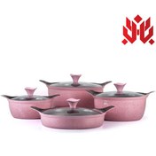 تصویر سرویس پخت و پز 8 پارچه گرانیتی 