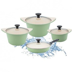 تصویر سرویس قابلمه سرامیکی 8 پارچه کیپ مدل KCS-125 Keep KCS-125 Pot Set 8 Pieces