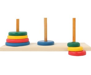 تصویر بازی فکری برج هانوی( Tower of Hanoi) 