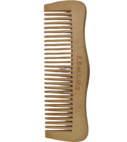 تصویر شانه چوبی موج دار 