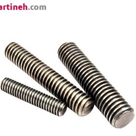 تصویر پيچ دنده کبریتی متری قطر 14 گام 3 میلیمتر ساخت ایران (1 متر) ACME screw diameter 14mm pitch 4mm